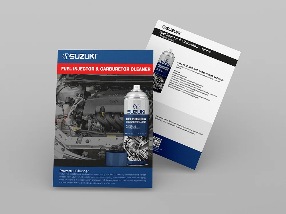 download Suzuki fuel injector & carburetor cleaner flyer